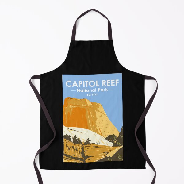 Item preview, Capitol Reef National Park Utah Golden Throne Vintage designed and sold by KrisSidDesigns.
