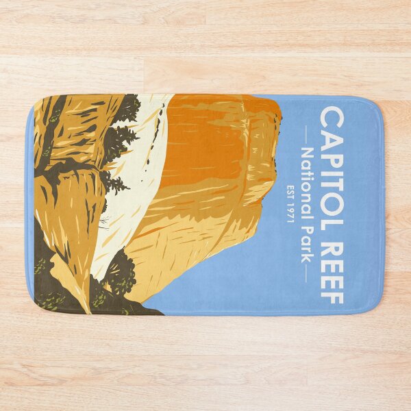 Item preview, Capitol Reef National Park Utah Golden Throne Vintage designed and sold by KrisSidDesigns.