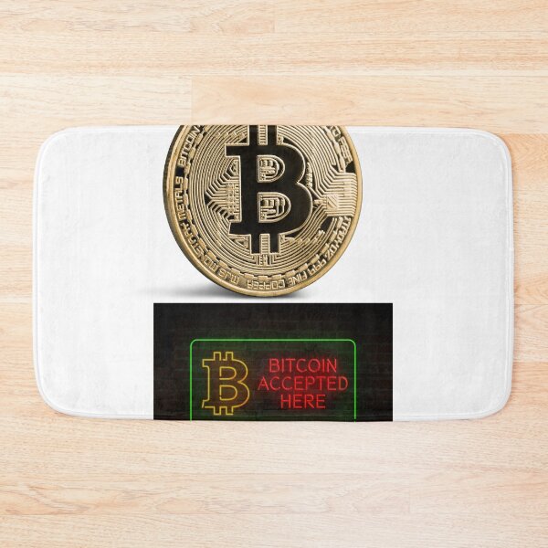 Item preview, Bitcoin Accepted Here designed and sold by Highhocreations.