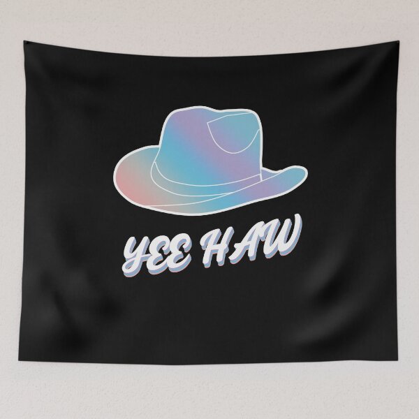 Item preview, Yee Haw! With Rainbow Pastel Cowboy Hat designed and sold by AceKarDesigns.
