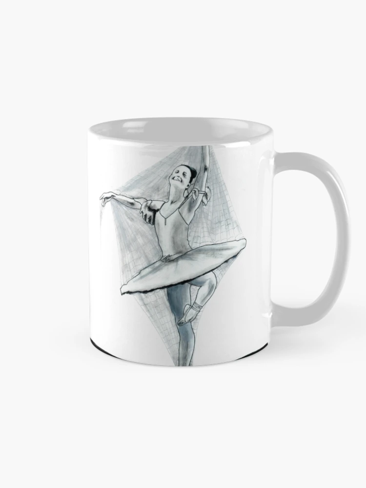 Aperçu 3 sur 6. Mug à café avec l'œuvre Danse Rigide créée et vendue par Zombie Rust.