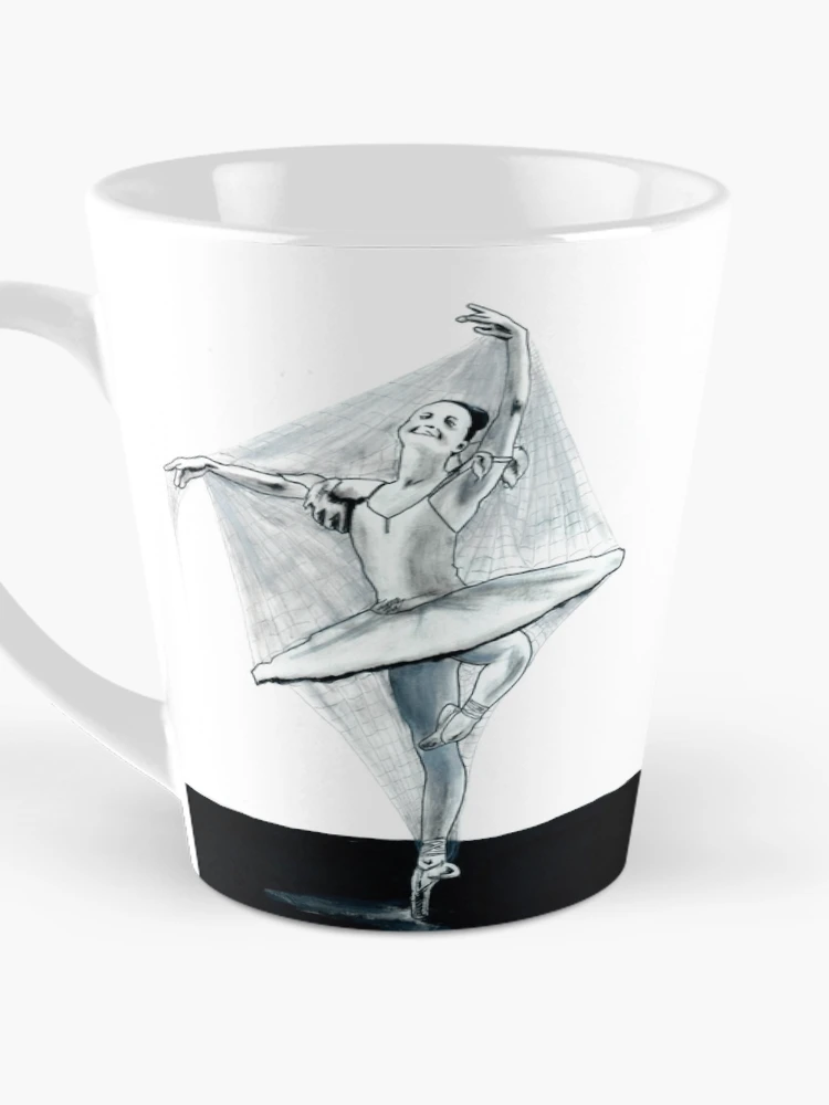 Aperçu 3 sur 4. Mug à café avec l'œuvre Danse Rigide créée et vendue par Zombie Rust.