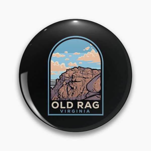 Item preview, Old Rag Virginia Badge designed and sold by HalpinDesign.