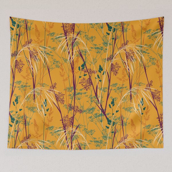 Item preview, In the wild meadow - orange-green designed and sold by kobyakov.