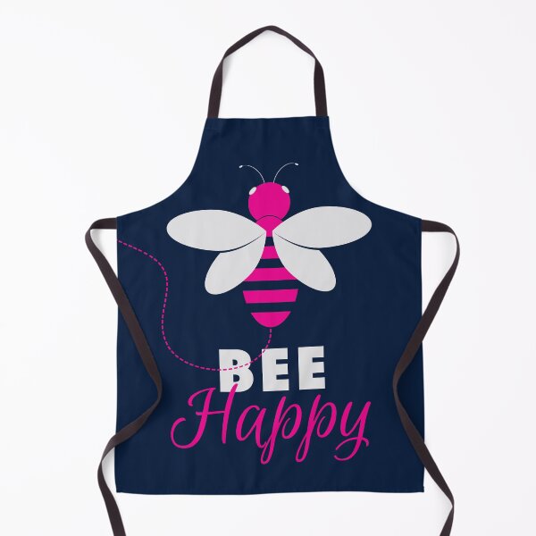 Item preview, Bee Happy text design pink and blue designed and sold by BLMcreations.
