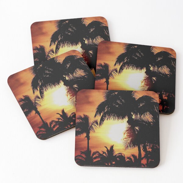 Item preview, Tropical palm trees sunset designed and sold by cutecrazytshirt.