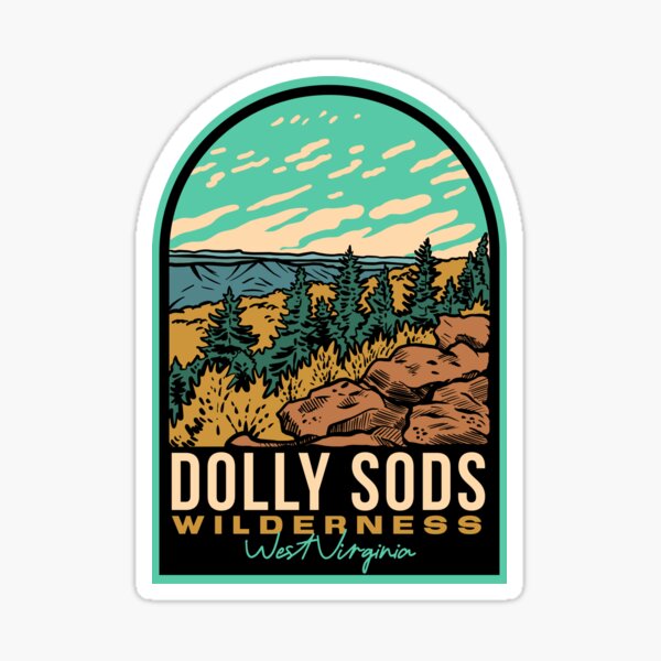 Dolly Sods West Virginia Badge Sticker