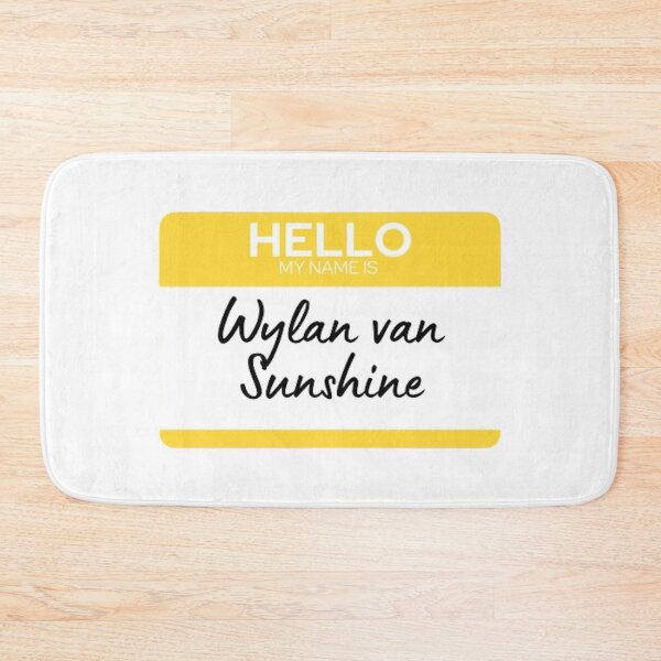 Item preview, Wylan Van Sunshine Name Tag designed and sold by BabyCupcakes.
