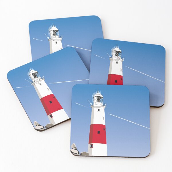 Item preview, Illustration of the Lighthouse at Portland Bill, Dorset. designed and sold by DDoodleDesigns.
