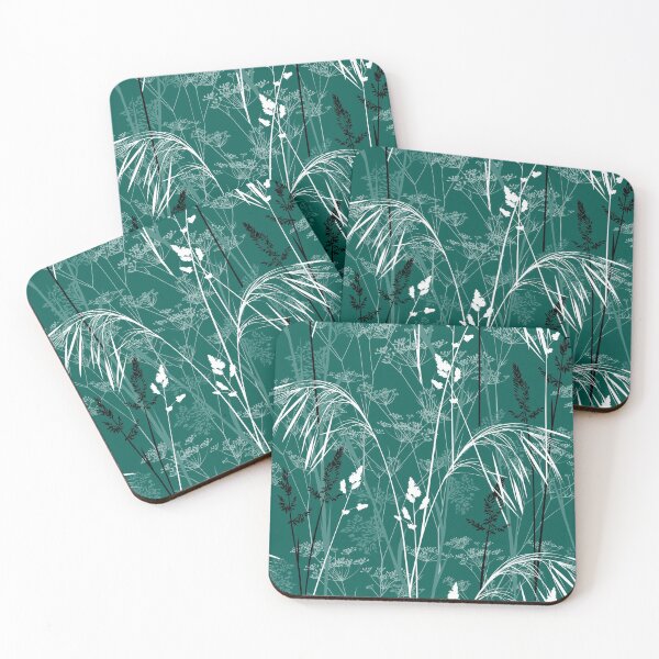 Item preview, Wild grasses - dark green designed and sold by kobyakov.