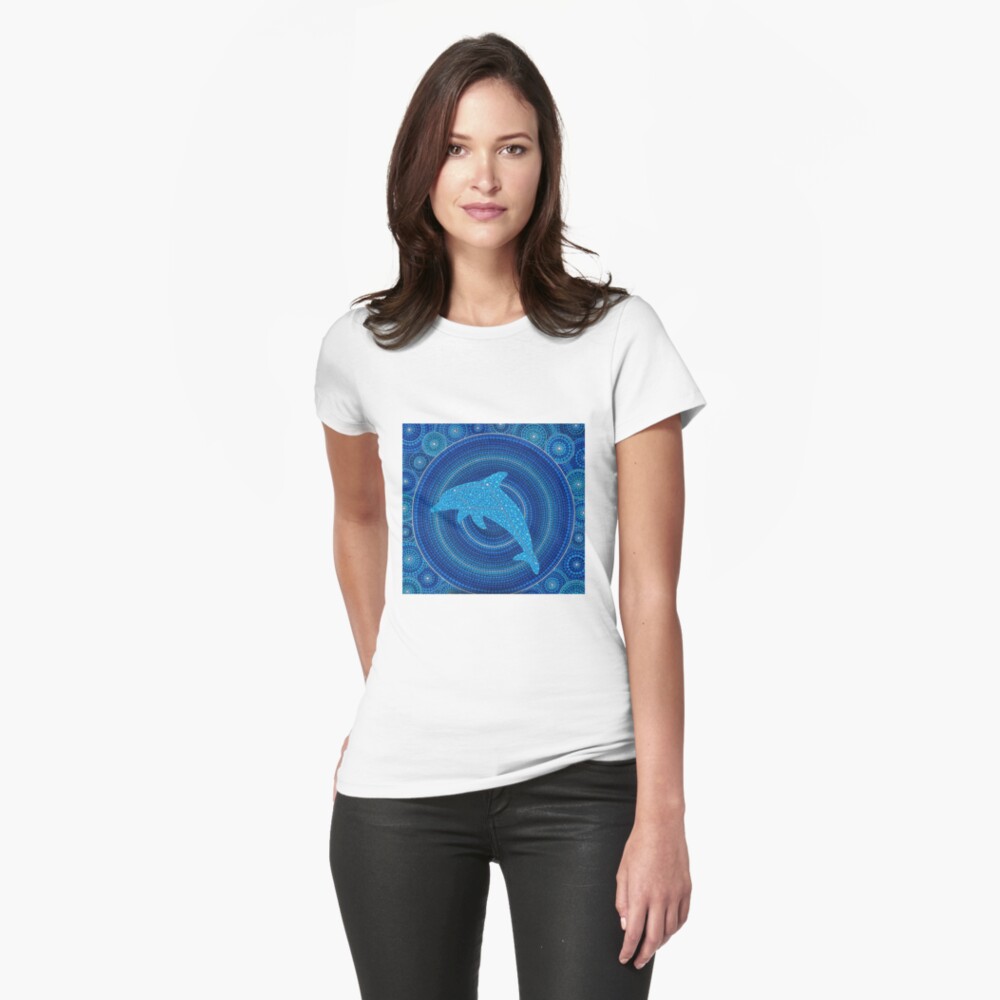 Dolphin australian aboriginal art