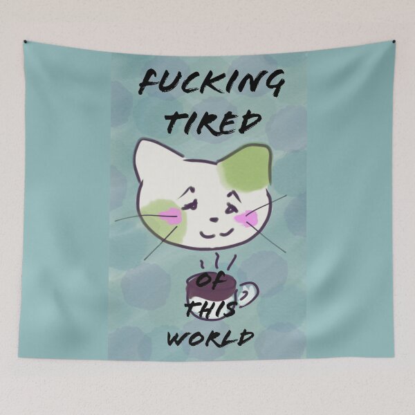 Item preview, Tired Cat  designed and sold by BlazerDesigns.