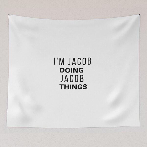 Item preview, I'M JACOB DOING JACOB THINGS , Child, Funny, Sarcastic, Novelty, Fun Funny , Humor  designed and sold by hemokhtar.