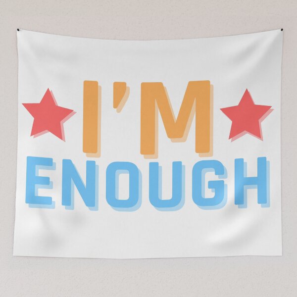 Item preview, I'm enough | Trendy t-shirt | awesome and unique design designed and sold by vishvarajsinh.
