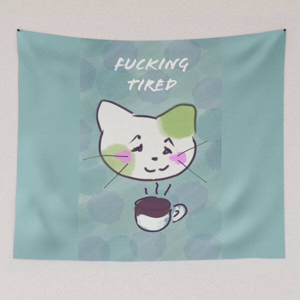 Item preview,  Tired Cat 2 designed and sold by BlazerDesigns.