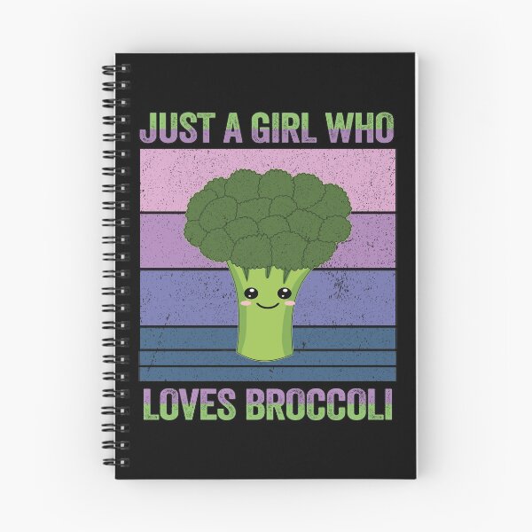 Item preview, Just a Girl Who Loves Broccoli Funny Vintage Broccoli Gift designed and sold by SaliDesigner.
