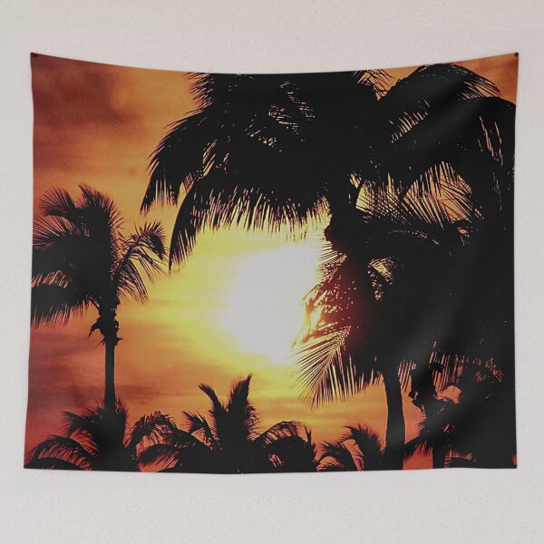 Item preview, Tropical palm trees sunset designed and sold by cutecrazytshirt.