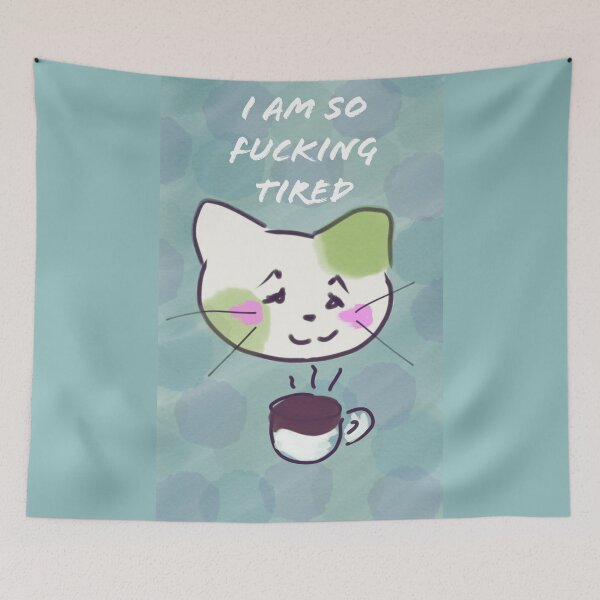 Item preview,  Tired Cat 3 designed and sold by BlazerDesigns.