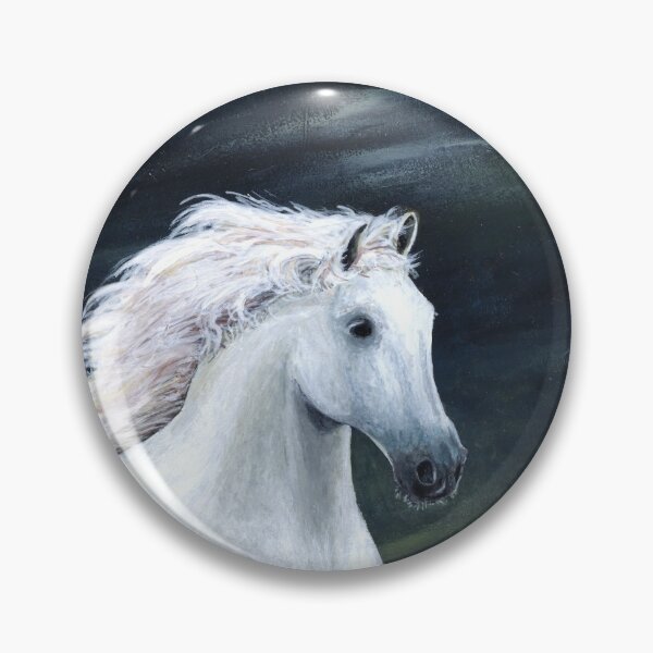 Item preview, Painting, White Horse at the Gallop designed and sold by Sabistar.