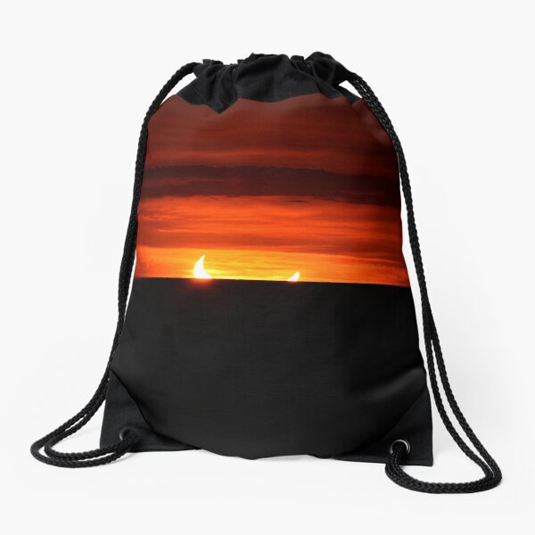 Item preview, Sunrise - annular eclipse over lake Ontario designed and sold by momentintime97.