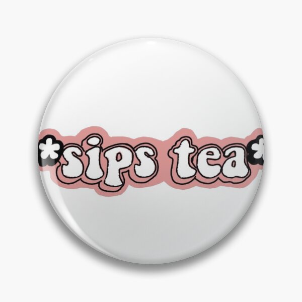 Item preview, Sips tea sticker designed and sold by dumplingdoodle.
