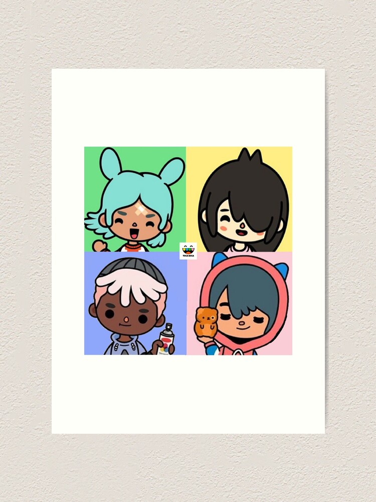 toca boca and gacha life Poster for Sale by kader011