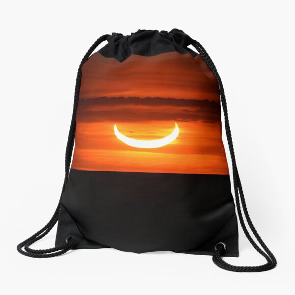 Item preview, Annular eclipse during sunrise - 6-10-21 over Lake Ontario designed and sold by momentintime97.