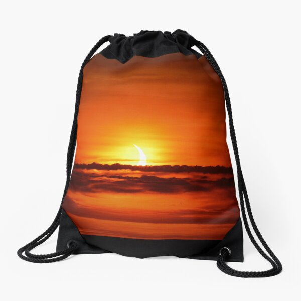 Item preview, Annular eclipse - sunrise over Lake Ontario designed and sold by momentintime97.