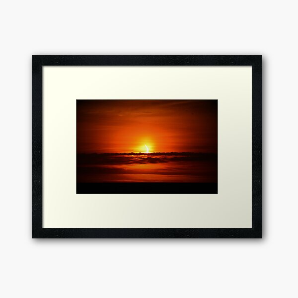 Item preview, Annular eclipse - sunrise over Lake Ontario designed and sold by momentintime97.
