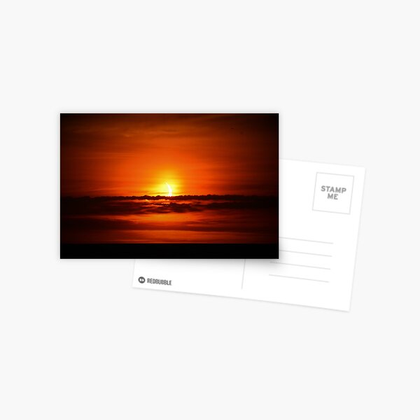 Item preview, Annular eclipse - sunrise over Lake Ontario designed and sold by momentintime97.