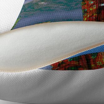 Alternate view of Japanese Woman 3 Floor Pillow