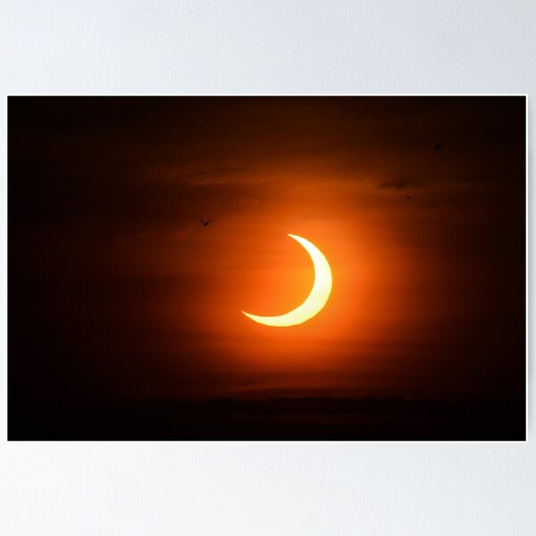 Item preview, Annular eclipse at sunrise over Lake Ontario 6-10-21 designed and sold by momentintime97.