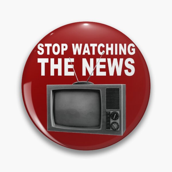 Item preview, Stop watching the Fake News, TV, Hoax designed and sold by ArtOfRebellion.