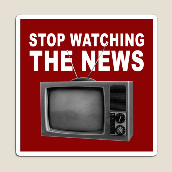 Item preview, Stop watching the Fake News, TV, Hoax designed and sold by ArtOfRebellion.