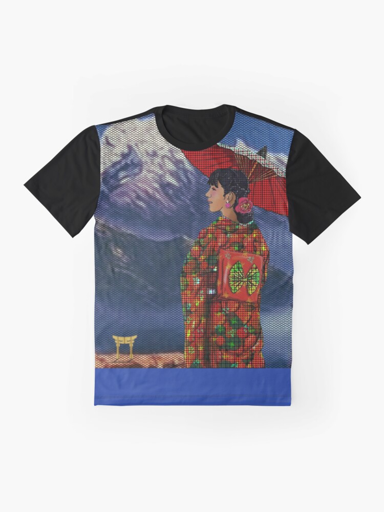 Alternate view of Japanese Woman 4 Graphic T-Shirt