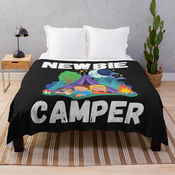Item preview, Newbie camper camping t-shirt design designed and sold by PinkArtDesigns.