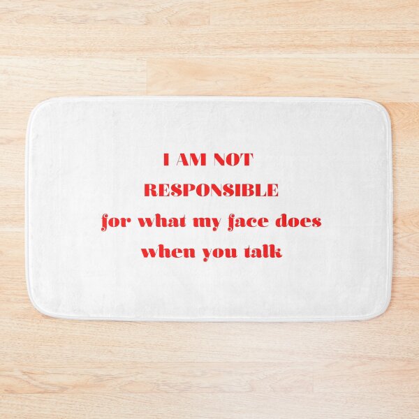 Item preview, I am not Responsible  designed and sold by JJs-Tees.