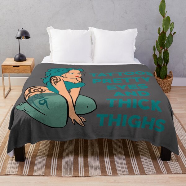 Item preview, TATTOOS PRETTY EYES AND THICK THIGHS designed and sold by Chaos Apparel .