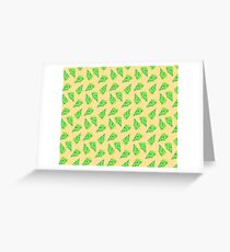 Zombies Like Pizza Too Greeting Card