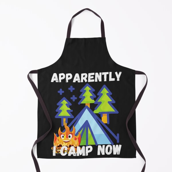 Item preview, Apparently I camp now design designed and sold by PinkArtDesigns.