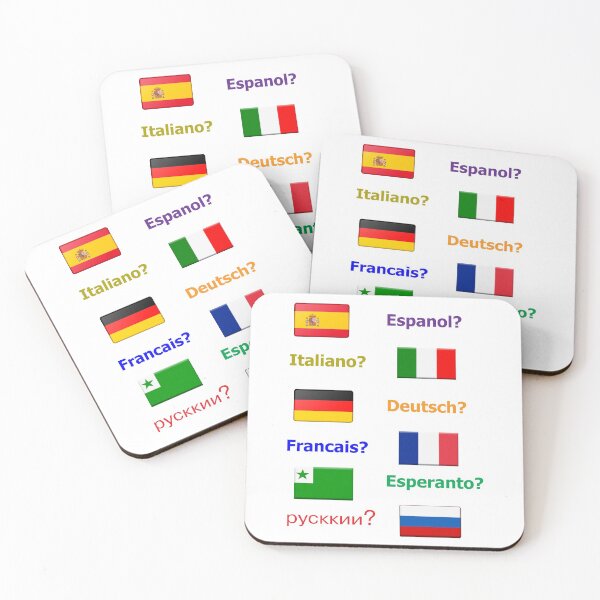 Item preview, Espanol Italiano Deutsch Francais Esperanto Ruski? designed and sold by janraydesigns.