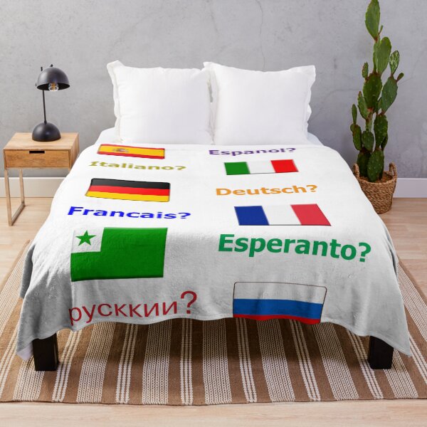Item preview, Espanol Italiano Deutsch Francais Esperanto Ruski? designed and sold by janraydesigns.