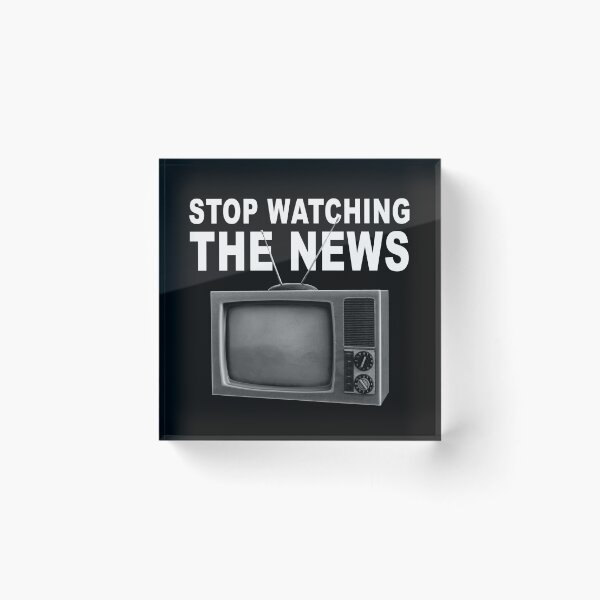 Item preview, Stop watching the Fake News, TV, Hoax designed and sold by ArtOfRebellion.