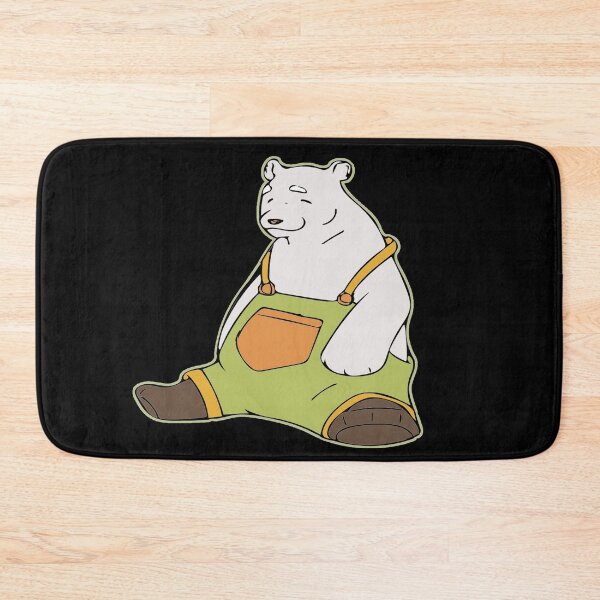 Item preview, Cottagecore farmer cute bear in overalls bib-and-brace designed and sold by twobillion.