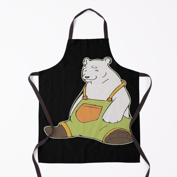 Item preview, Cottagecore farmer cute bear in overalls bib-and-brace designed and sold by twobillion.