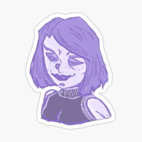 Purple ppl Eter Sticker