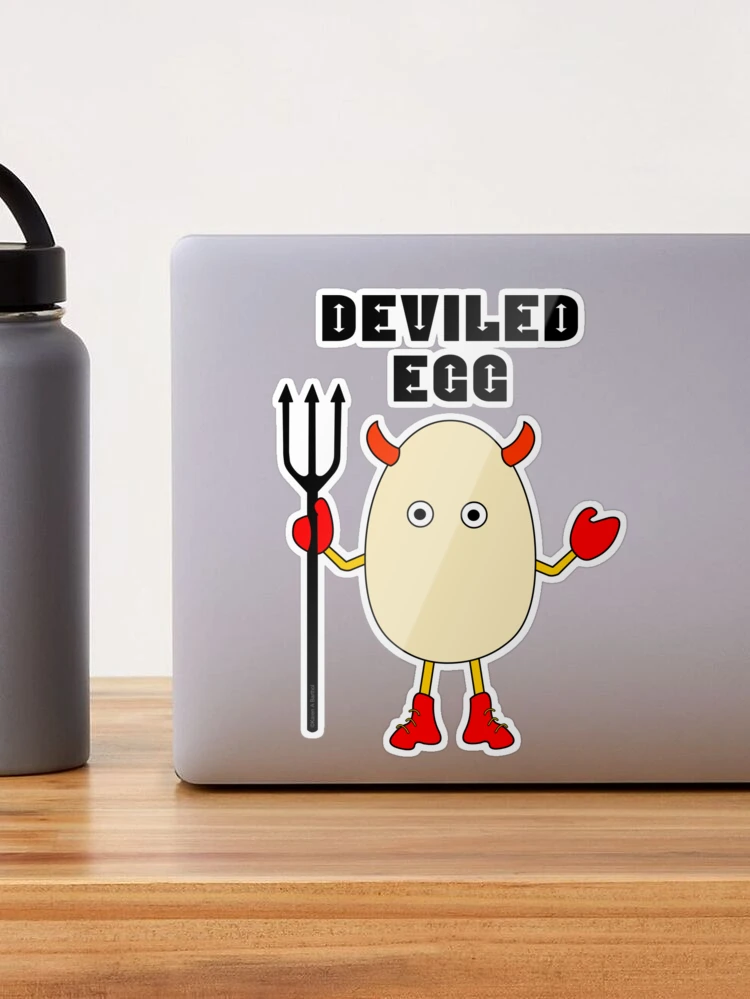 Deviled Egg Maker Deviled Egg Funny Costume Recipe Throw Pillow, 16x16,  Multicolor