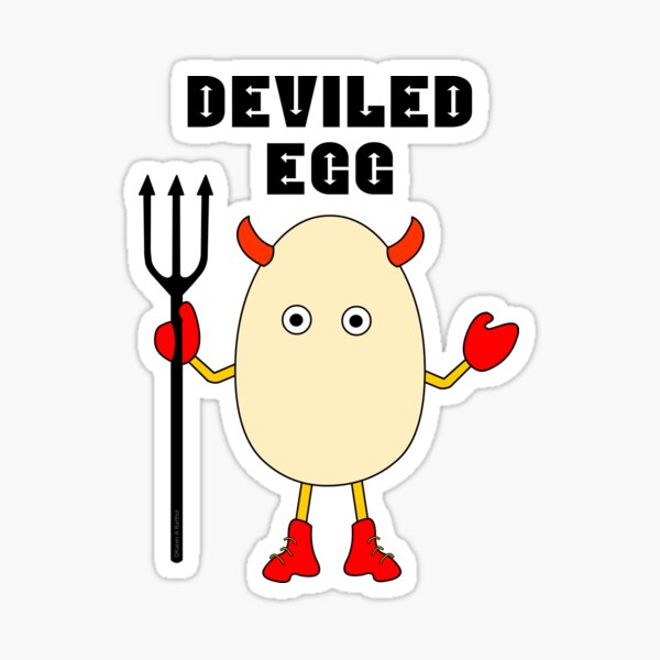Deviled Egg Sticker