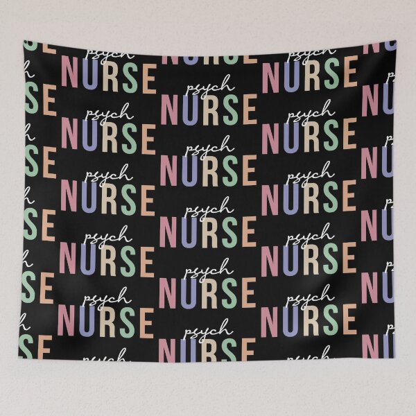 Item preview, Psych Nurse retro colorful | Psychiatric Nurse | Mental Health Nurse | Gift for mental health Nurse and psych nurses designed and sold by Violet Treasures.