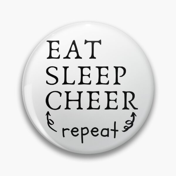 Item preview, Eat Sleep Cheer Repeat designed and sold by WearYourMood.